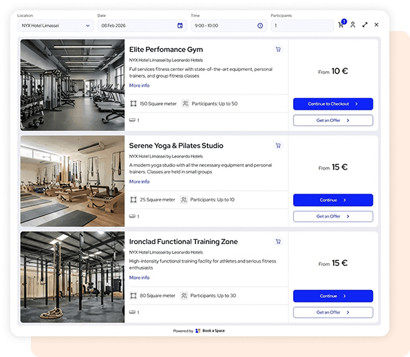 Seamless bookings, streamlined operations, all in one flexible platform