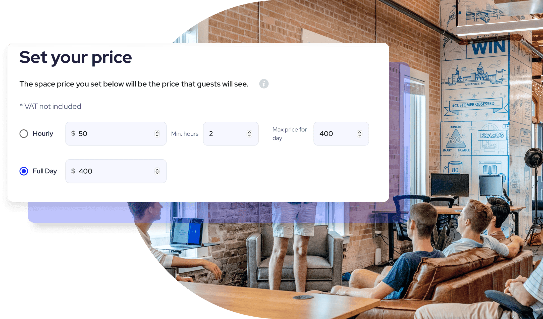 Events venue booking