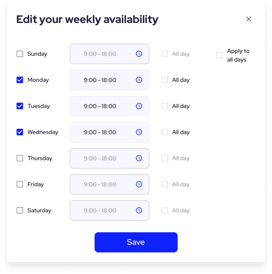 Real-time room availability